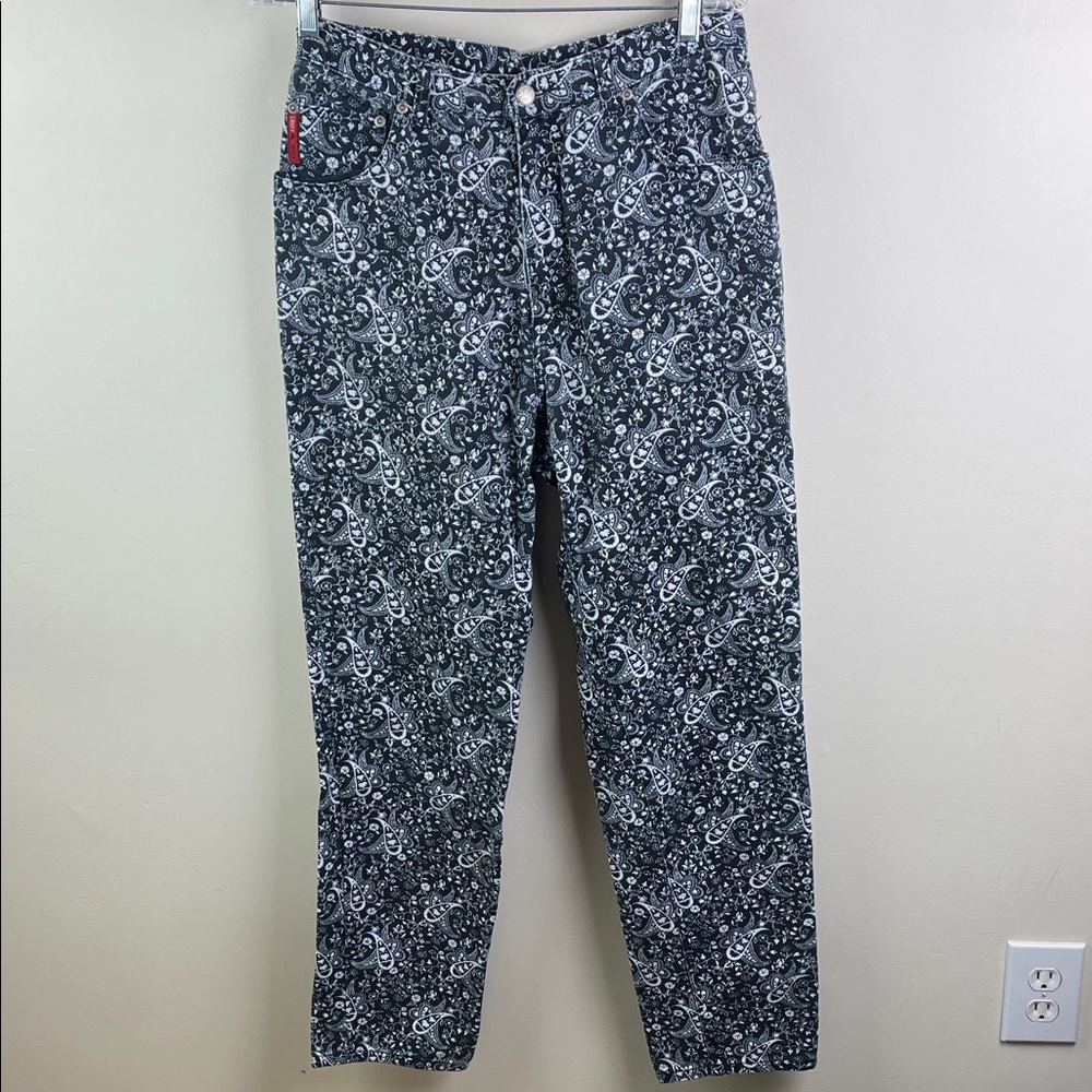 Vintage Crazy Horse Legend Jeans Black Paisley High Rise